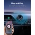 WOCBUY Bluetooth Car Adapter, [Plug and Play] Bluetooth Receiver with 3.5mm AUX Jack, Supports Hands-Free Calls, Dual Connection