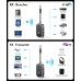 WOCBUY 2 in 1 Bluetooth Transmitter Receiver for Car TV Airplane, Wireless Bluetooth 5.3 Adapter - Dual Pairs for AirPods, All Headphones, Use with 3.5mm Aux Audio Jack on Airplane, Home/Car Stereo